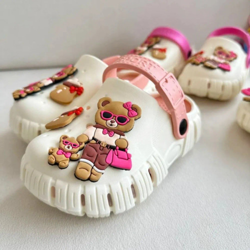 دمپایی دخترانه مدل کراس طبی