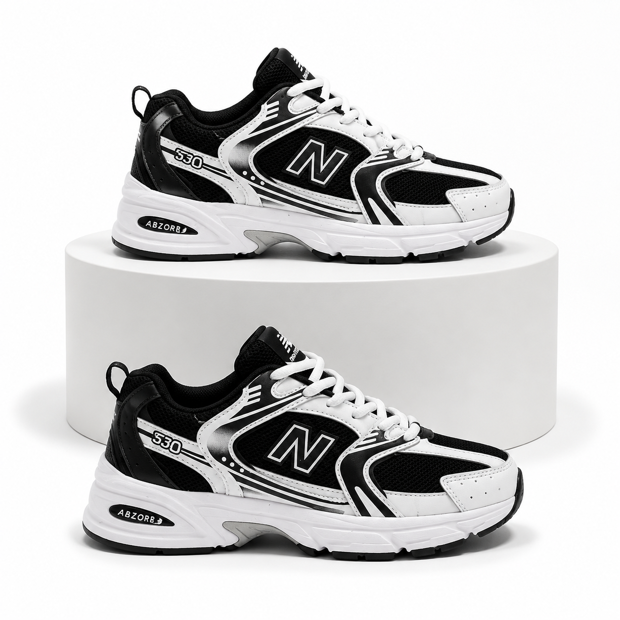 کتونی زنانه نیوبالانس New Balance 530 با طراحی اسپرت و کفی راحتی حرفه‌ای