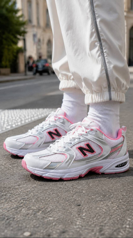 کتونی زنانه نیوبالانس New Balance 530 با طراحی اسپرت و کفی راحتی حرفهای
